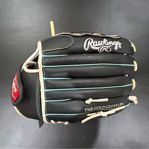 Rawlings Black and Cream Softball Glove